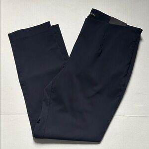 NWT Harve Benard classic side zip ankle length pant navy blue size 12